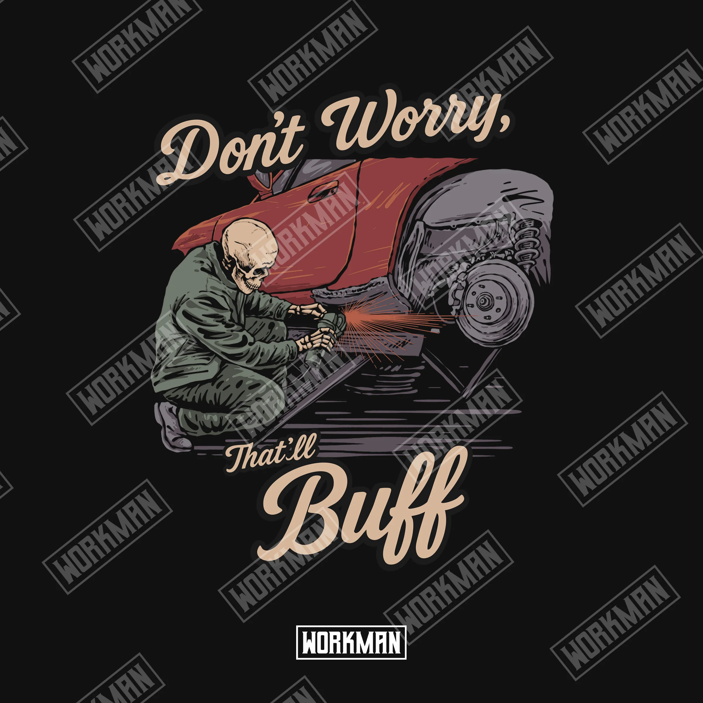 Don't Worry That'll Buff - Hoodie - Image 7