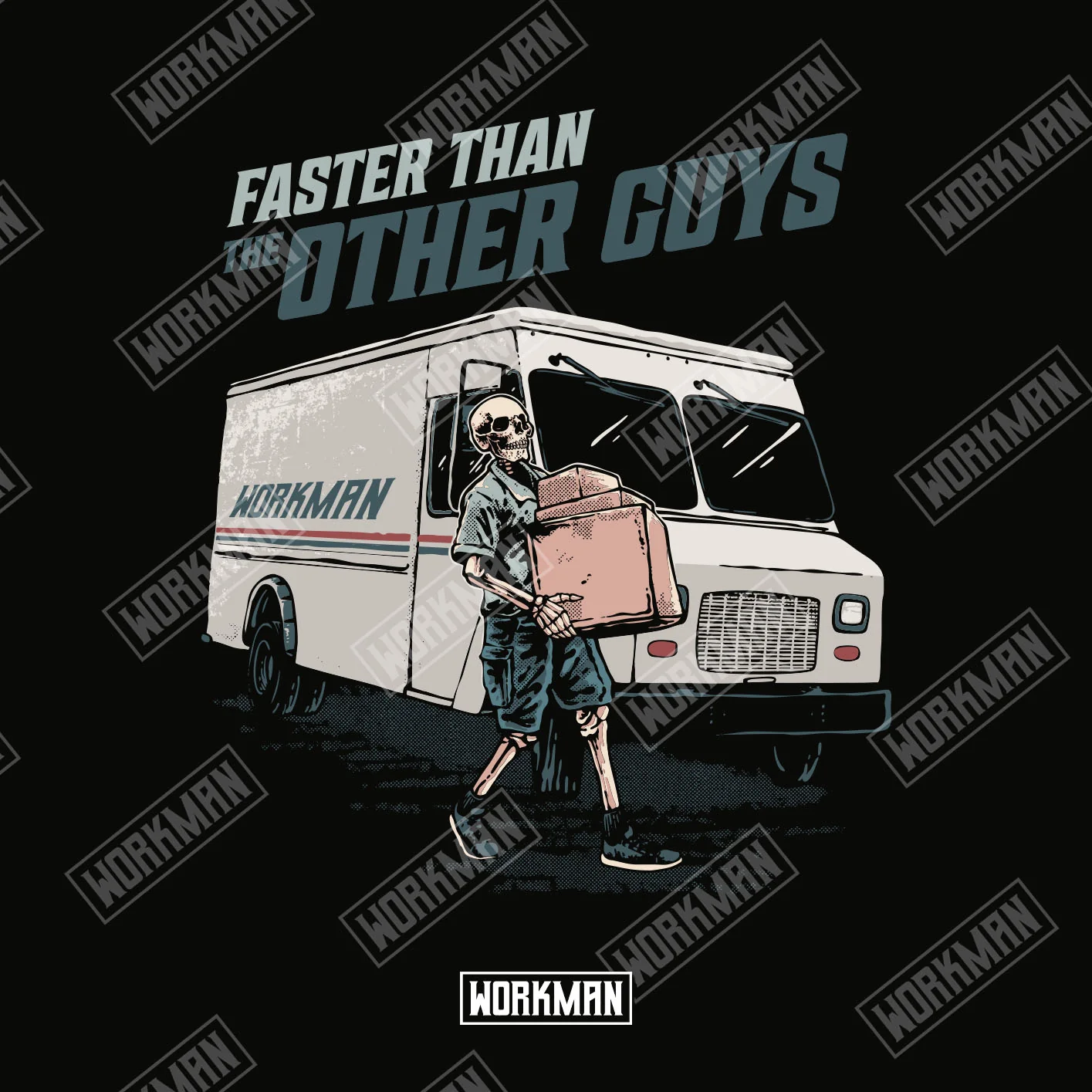 Faster Than The Other Guys (White) - Hoodie - Image 3