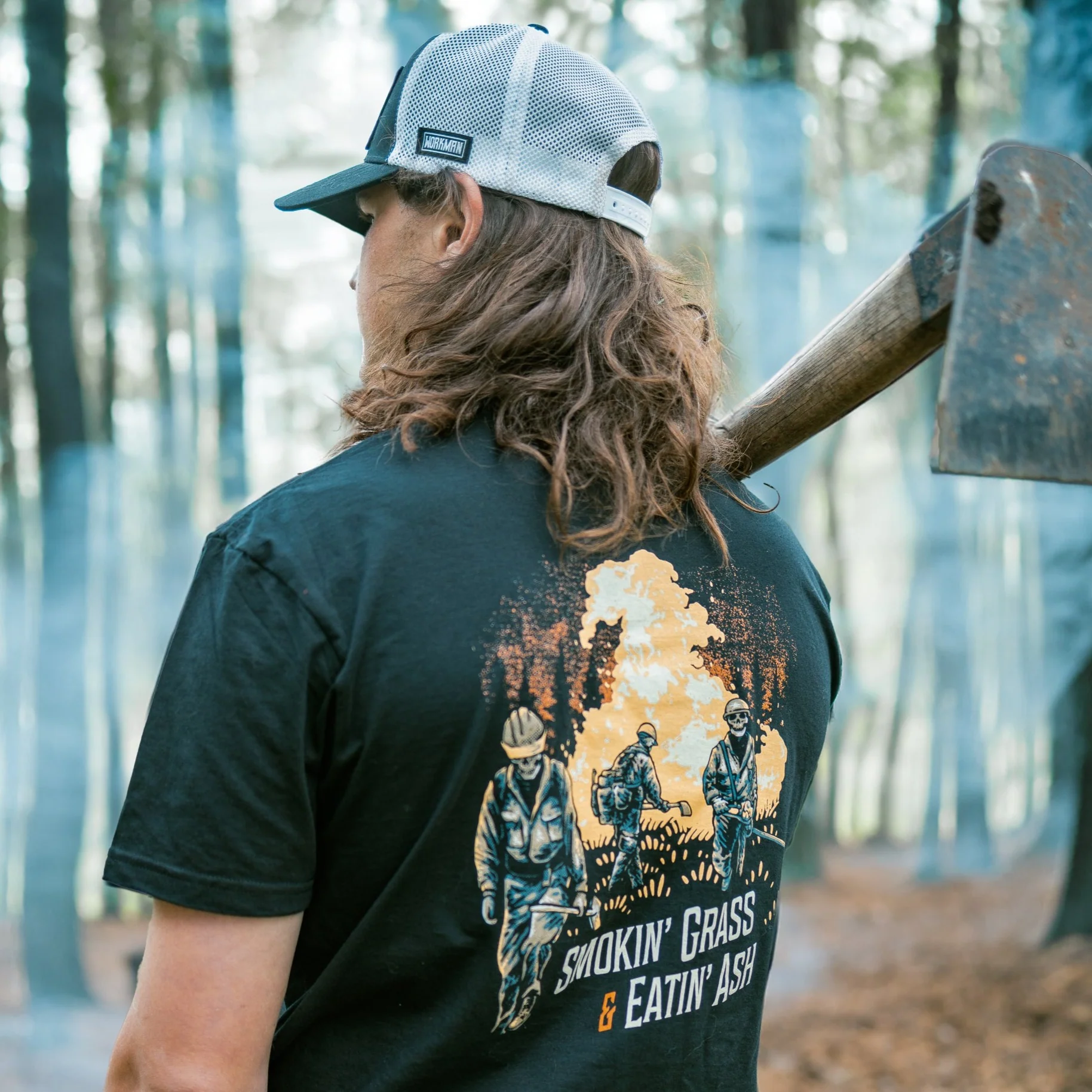 Smokin' Grass & Eatin' Ash - Tee - Image 3