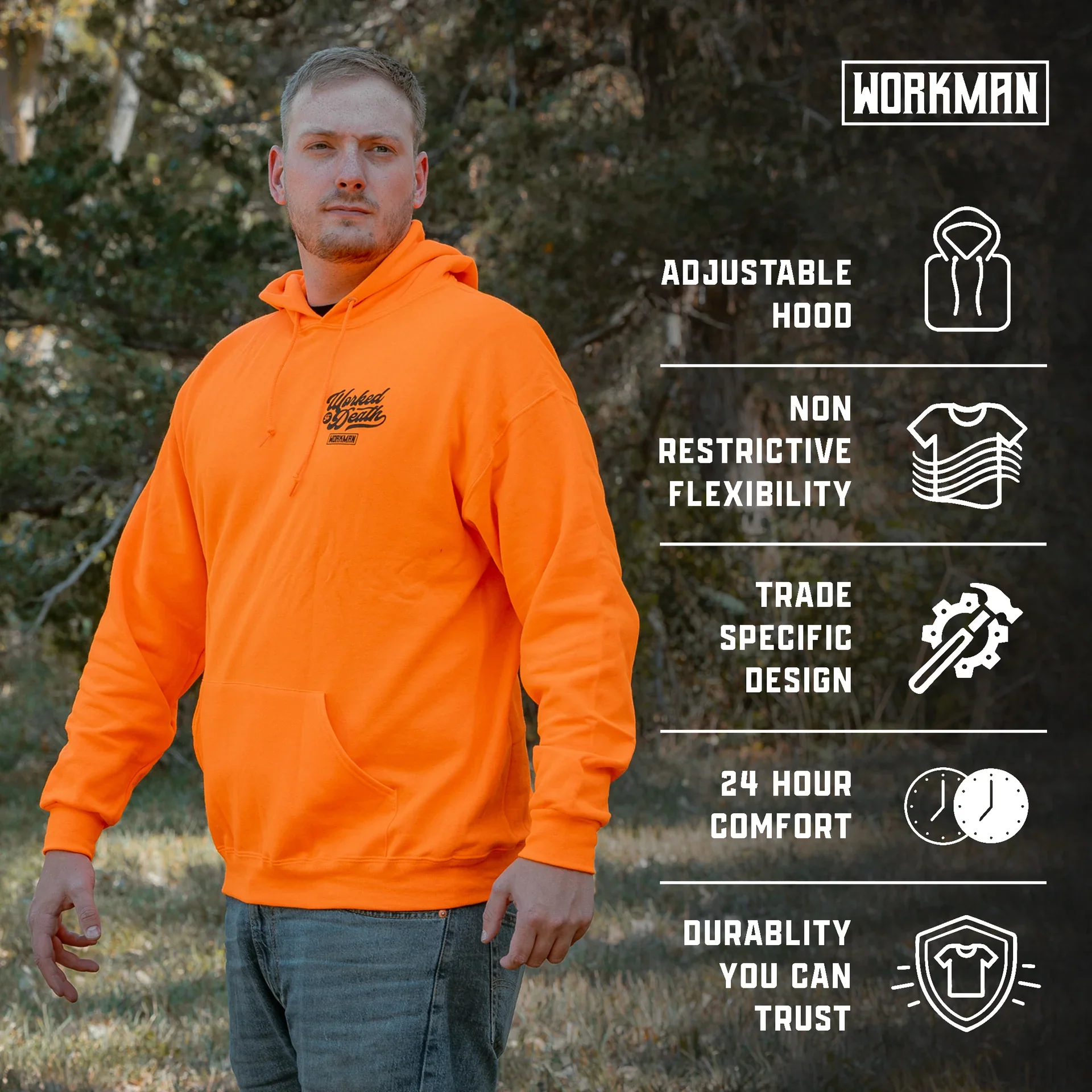 Shake Hands With Danger - Pocket Long Sleeve (Hi-Vis) - Image 5
